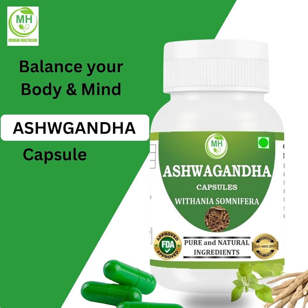 Morsan Healthcare Ashwagandha (Withania Somnifera) Capsules
