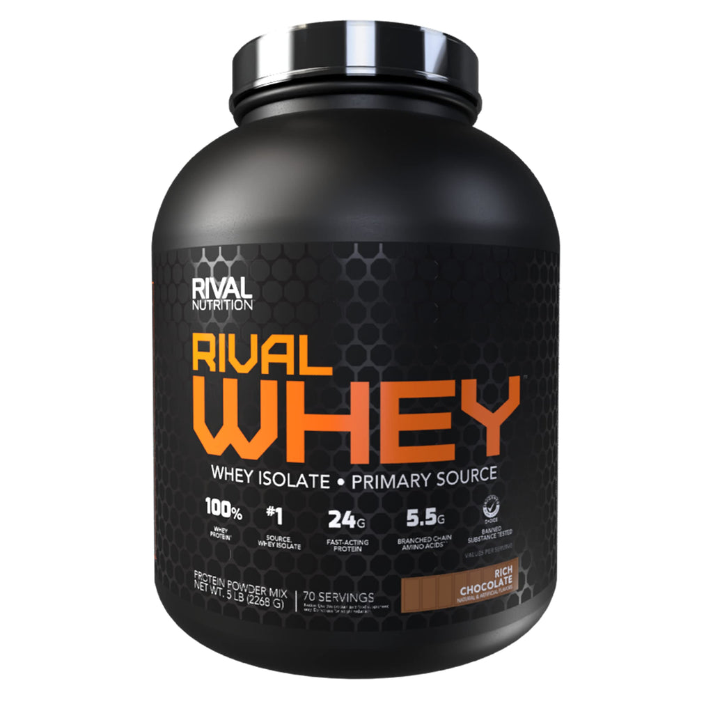 Rival Nutrition Rival Whey Protein Powder Isolate Recovery - 5 Pound