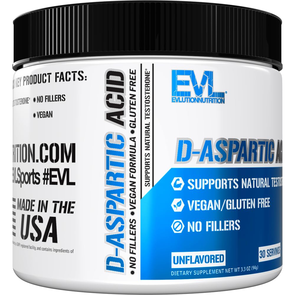 Evlution D-Aspartic Acid Testosterone Support Powder - 3.3 oz - image 6