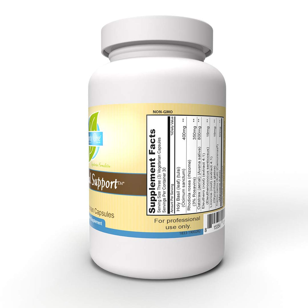 Priority One Adrenal Support Vegetarian Capsules - 90 Count - image 3