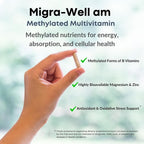 Wellkasa Migra-Well AM Methylated Multivitamin - 60 Capsules - image 5