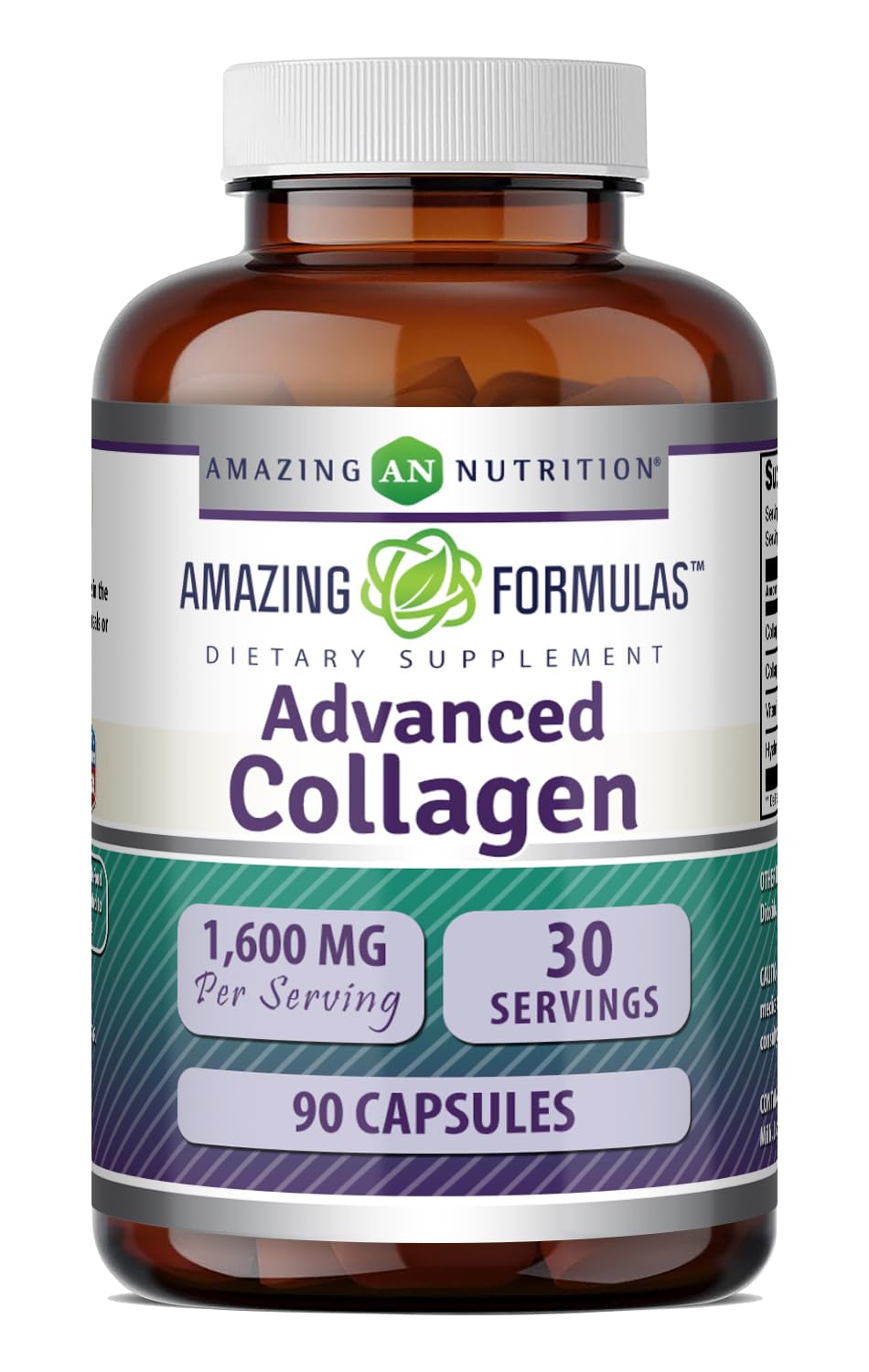 Amazing Formulas Advanced Collagen 1600mg Per Serving Supplement