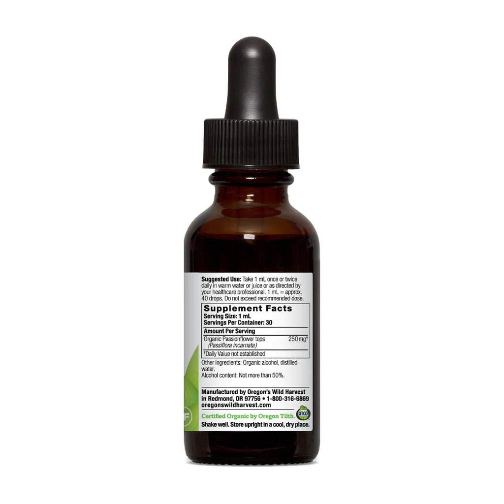 Oregon's Wild Harvest Organic Passionflower Extract - 1 Fl Oz - image 2