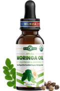 PURA VIDA MORINGA Organic Moringa Seed Oil - 2 Fl Oz