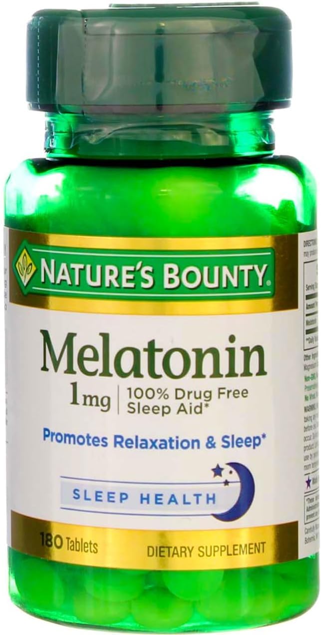Nature's Bounty Melatonin 1 mg Tablets - 720 Tablets
