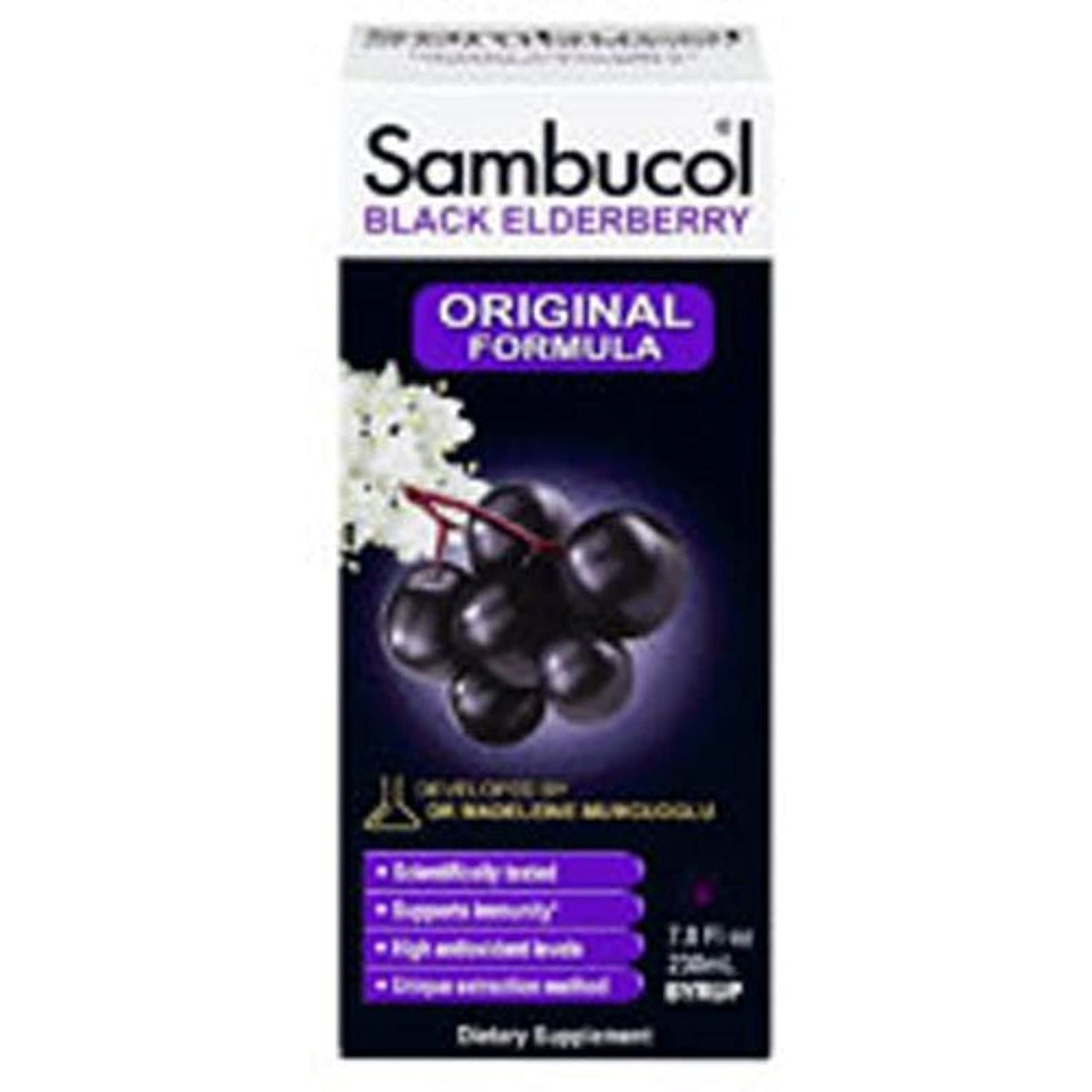 Sambucol Black Elderberry Immune Support Syrup - 1 Bottle