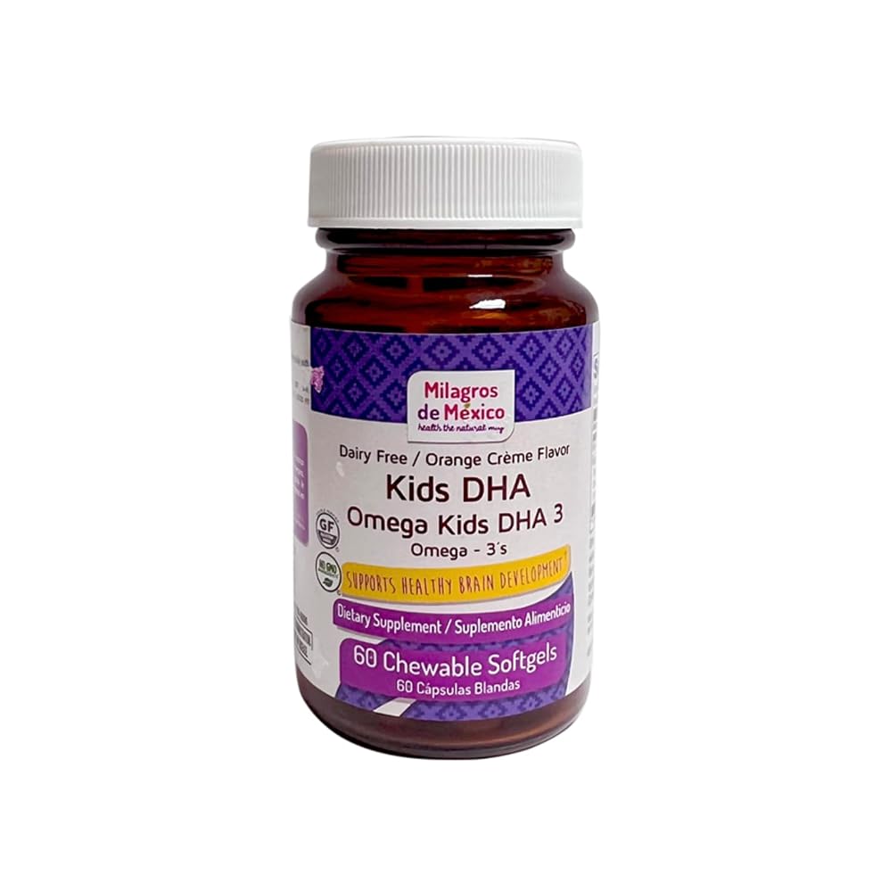 Milagros de Mexico Omega Kids DHA 3 - 60 Softgels