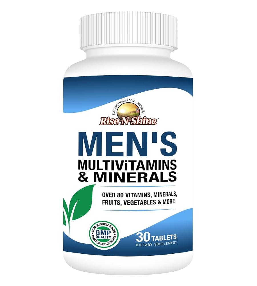 Rise-N-Shine Men's Multivitamin with Zinc & Minerals - 30 Tablets