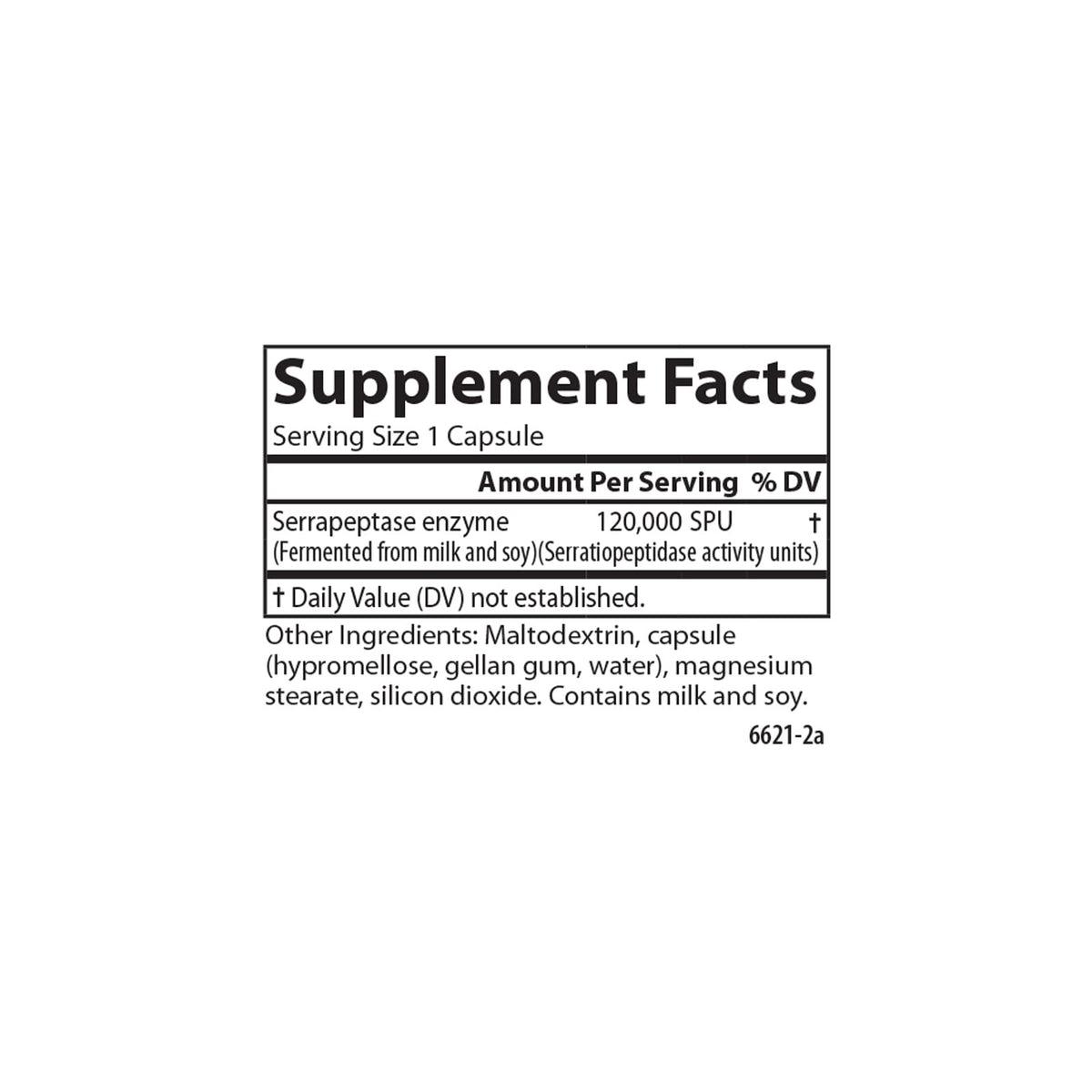 Carlson Serrapeptase 120000 SPUs Delayed Release - 30 Capsules - image 4