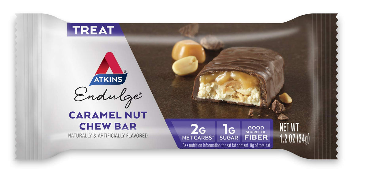 Atkins Endulge Caramel Nut Chew Bar - 60 Count - image 2