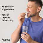Minimo Nutrition Organic Ashwagandha 1300mg - 60 Capsules - image 3