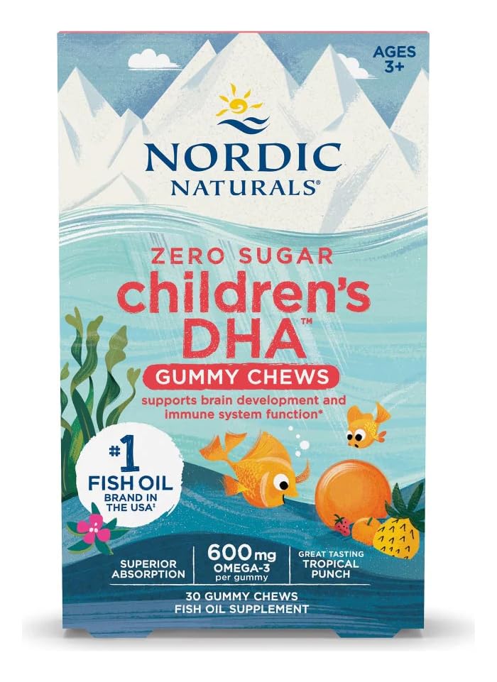 Nordic Naturals Children's DHA Gummies Tropical Punch - 30 Count - image 4