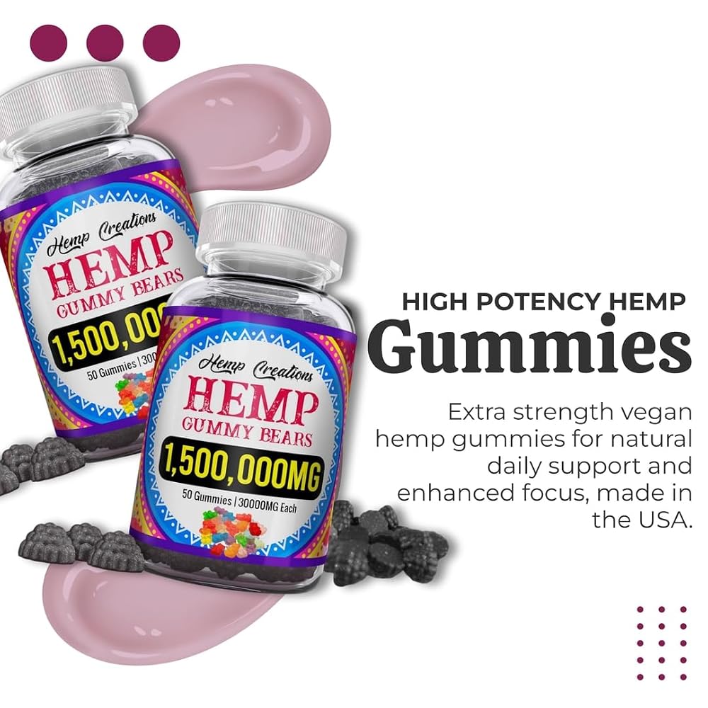 The Cbds Project Hemp Oil Gummies with L-Theanine - 50 Count - image 5