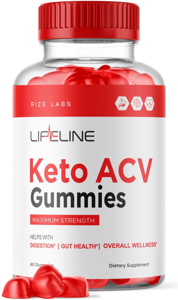 rize labs Lifeline Keto ACV Gummies for Digestion - 60 Gummies