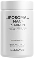 Codeage Liposomal NAC+ Platinum N-Acetyl L-Cysteine - 120 Capsules