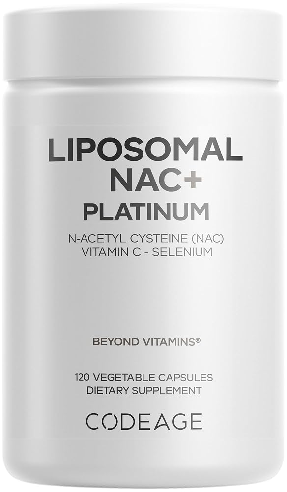 Codeage Liposomal NAC+ Platinum N-Acetyl L-Cysteine - 120 Capsules