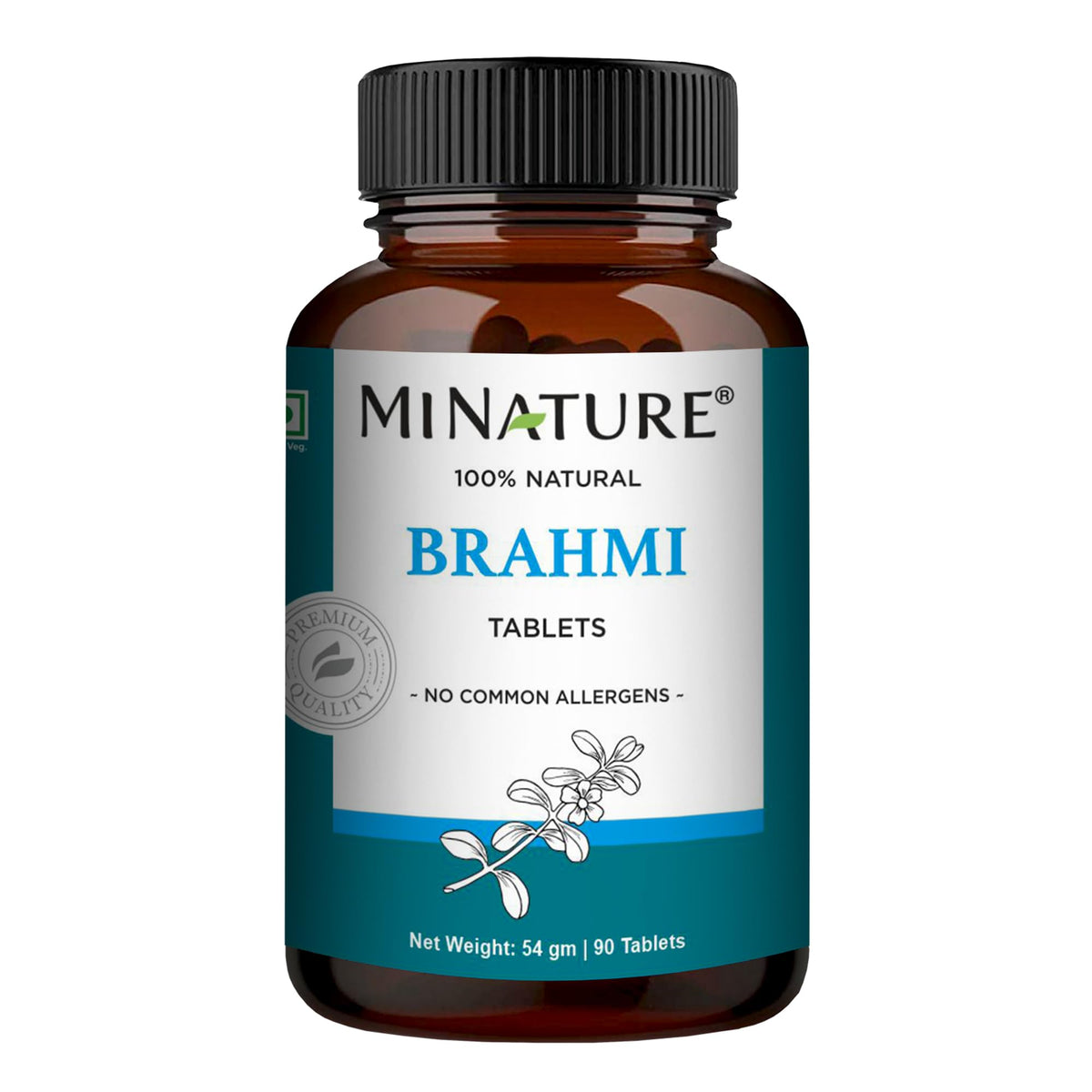 Minature Brahmi Tablets Bacopa Monnieri - 90 Tablets