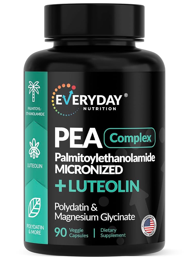 EVERYDAY NUTRITION Palmitoylethanolamide (PEA) 600mg - 90 Capsules