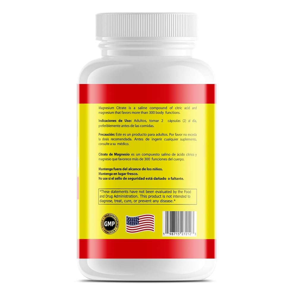 Nutriways Magnesium Citrate 500mg with Vitamin D3 and Zinc - 120 Capsules - image 2