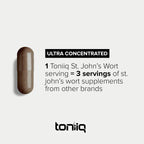 Toniiq St. John's Wort 1,000mg Ultra High Strength - 120 Capsules - image 5