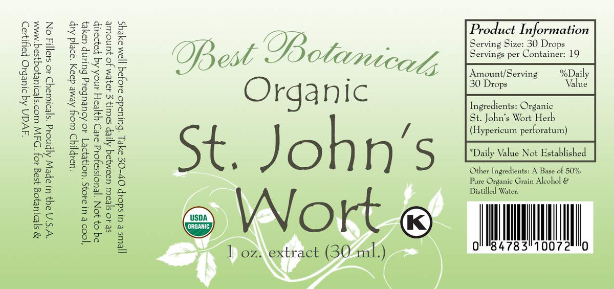 Best Botanicals St. John's Wort Herb Extract - 1 Fl Oz - image 2