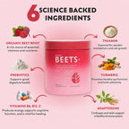 Natrava Beets+ Organic Beet Root Powder for Energy & Heart Health - image 4
