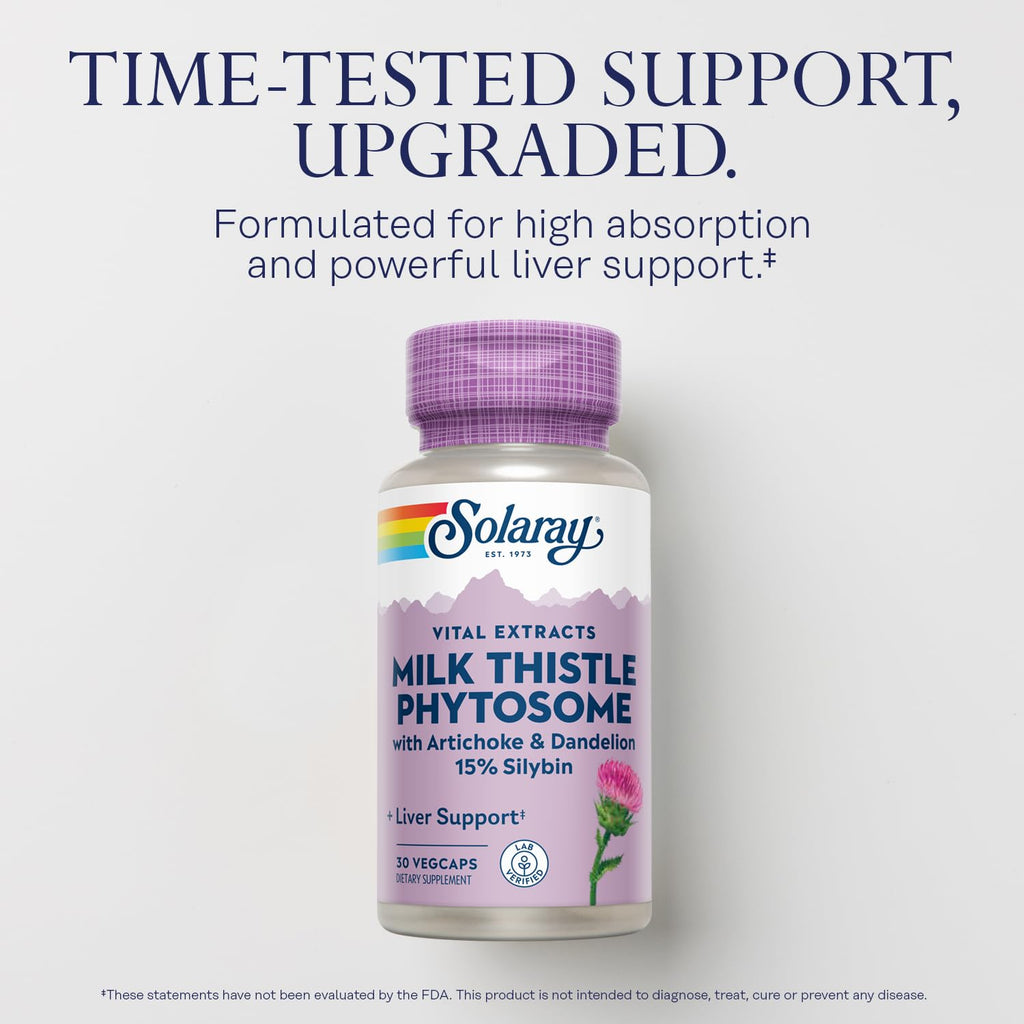 SOLARAY Milk Thistle Phytosome with Artichoke & Dandelion - image 3