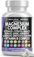 Clean Nutraceuticals Magnesium Complex with B Vitamins - 90 Capsules