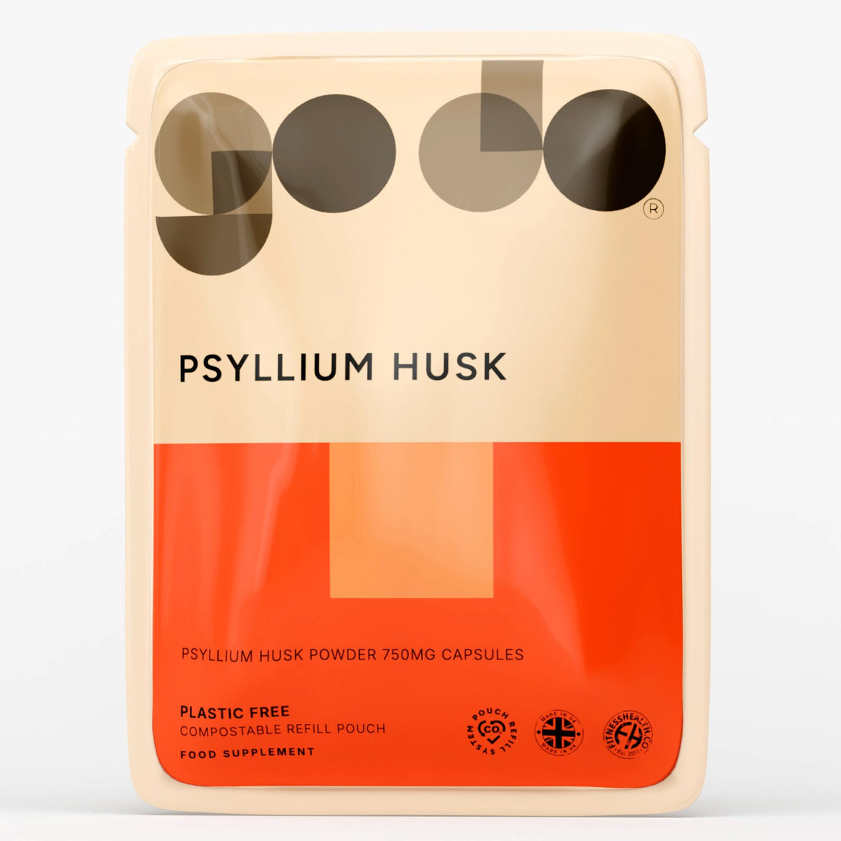 Fitness Health Psyllium Husks Powder 500mg - 60 Capsules
