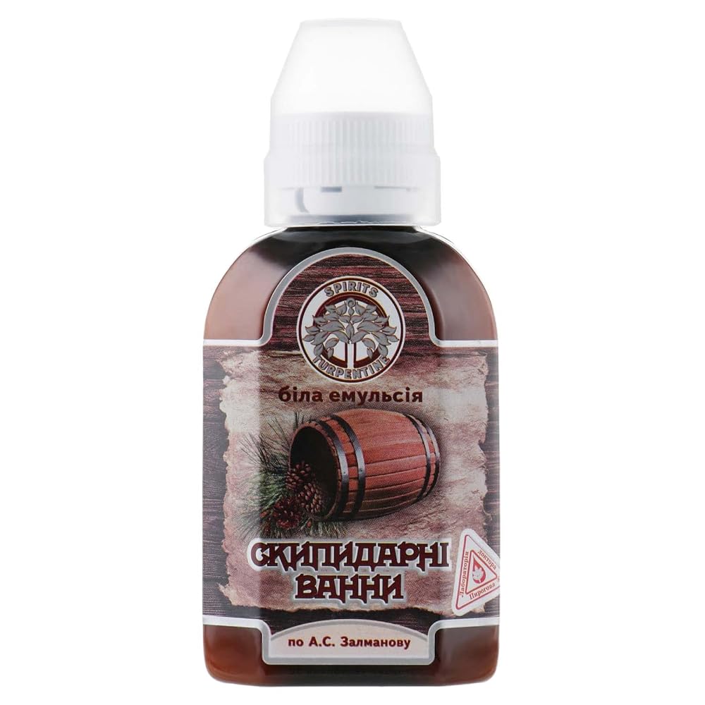 A'Chill Zalmanov's Detox Turpentine White Emulsion Bath - 125 ml