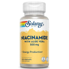 SOLARAY Niacinamide 500 mg Vitamin B-3 Energy Support - 200 Capsules