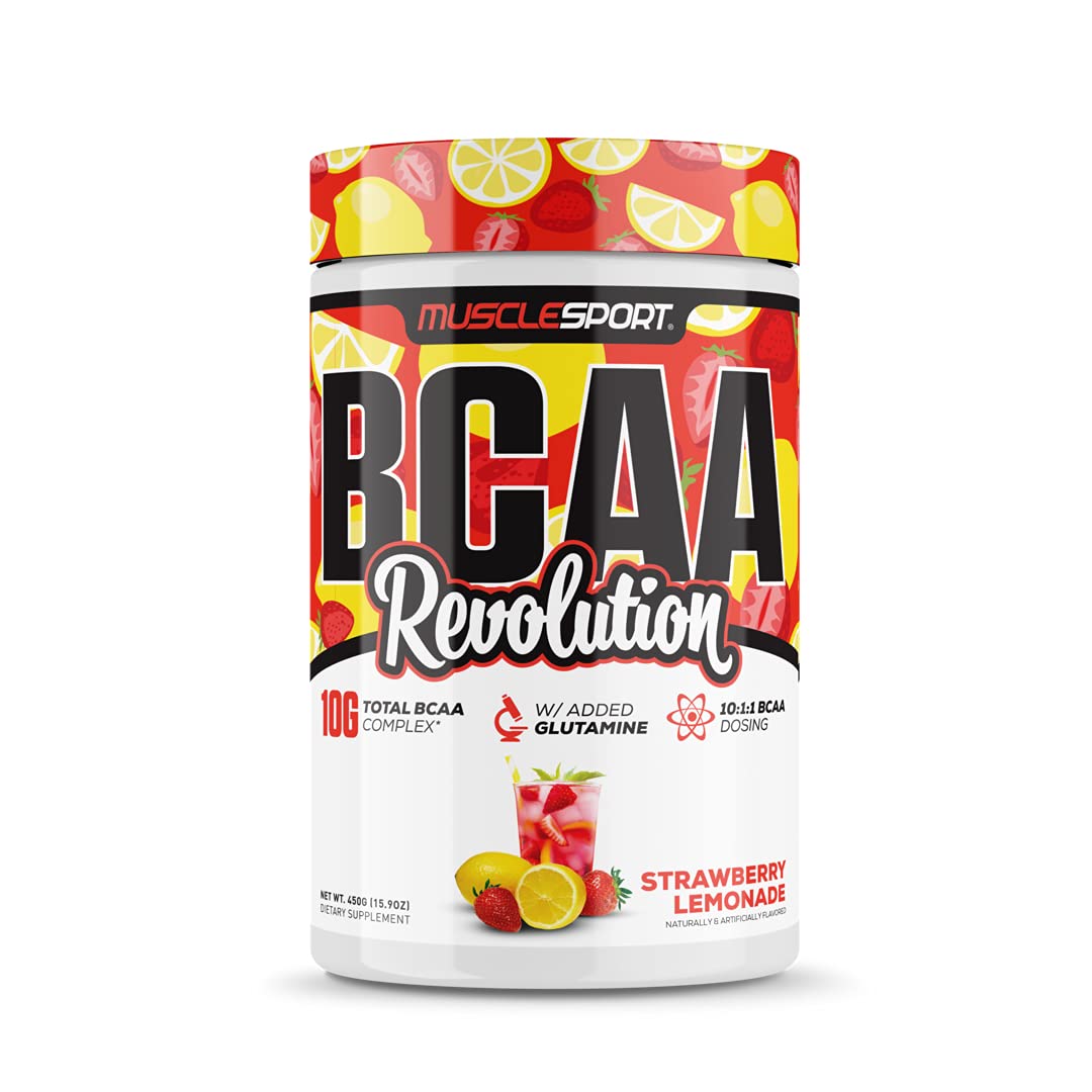 Musclesport BCAA Revolution Amino Acid Powder Supplement for Men