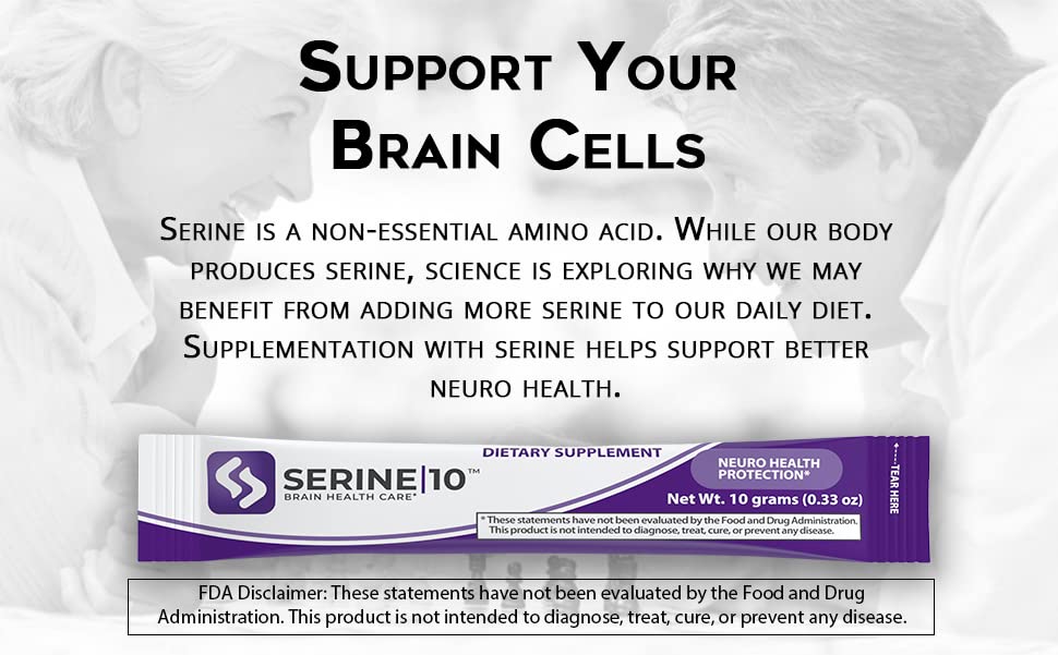 SERINE 10 SERINE10 L-Serine Nootropics Packets - Support Brain Health - image 4