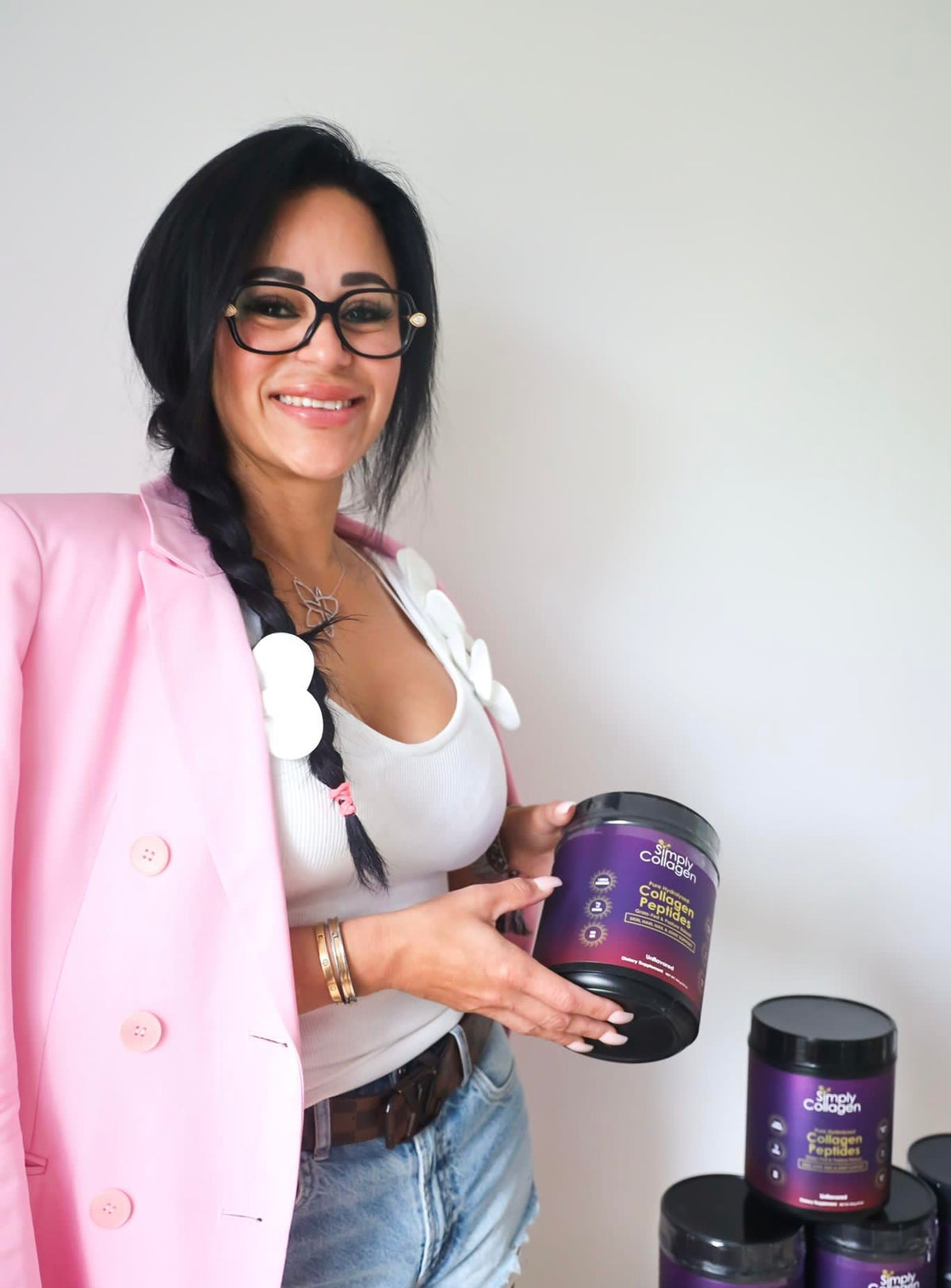 Simply Collagen Hydrolyzed Collagen Peptides Powder Grass-Fed - 41 Servings - image 4