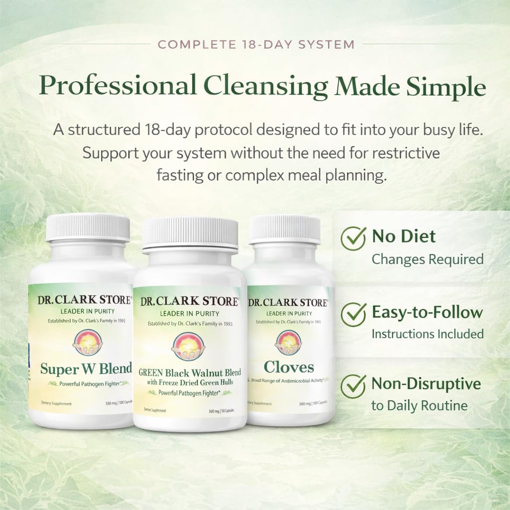 Dr Clark Intestine Support & Cleanse Kit - 3 Piece Set - image 5