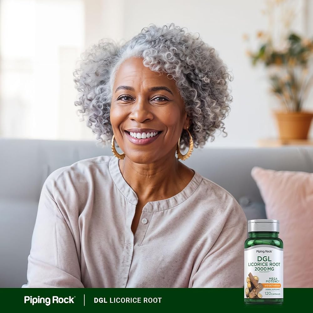 Piping Rock DGL Supplement Licorice Root - 120 Capsules - image 6