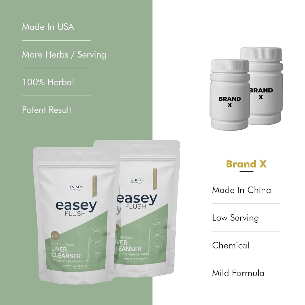 Easey Series Liver Gall Bladder Herbal Cleanse Tea - 8oz - image 3