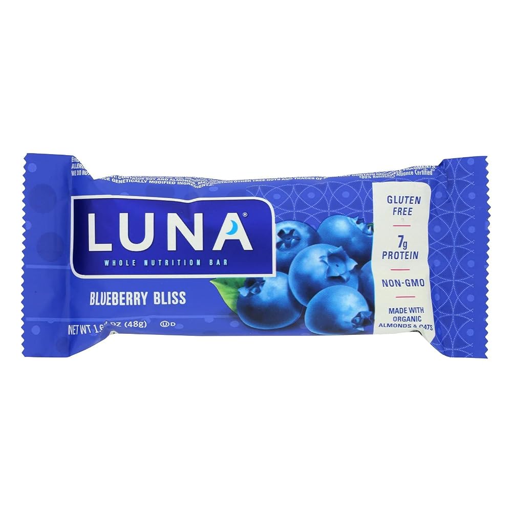 CLIF Bar Luna Bar Organic Blueberry Bliss - 15 Bars