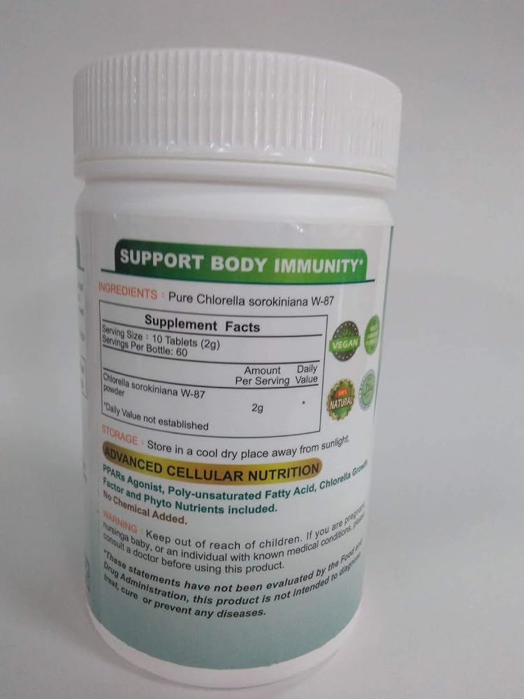 Crypto-PPARs Organic Spirulina Chlorella 600 Tablets - image 3