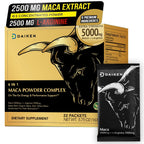 DAIKEN Organic Peruvian Maca Root Powder with L-Arginine - 5.75 oz