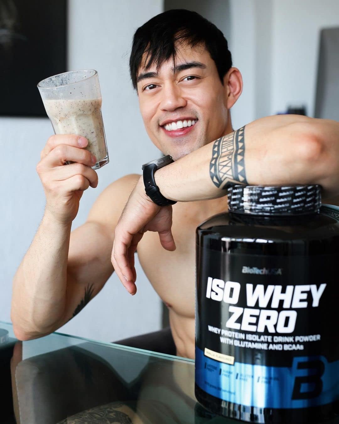 BioTechUSA Iso Whey Zero Whey Protein Isolate Chocolate - 5 lbs - image 2