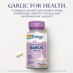 SOLARAY Garlic Bulb Extract Supplement - 60 Vegetarian Capsules - image 4