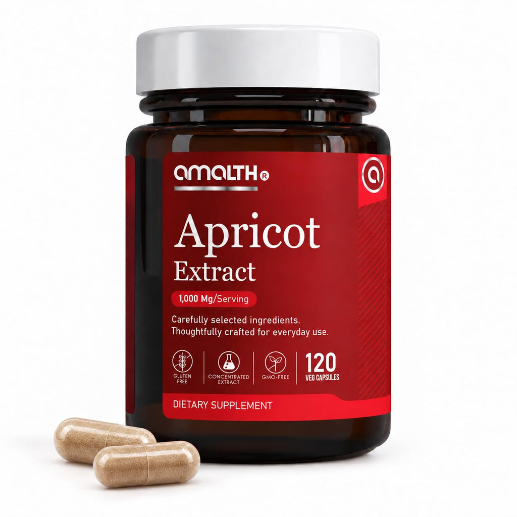 AMALTH Apricot Extract Supplement 500mg - 120 Capsules