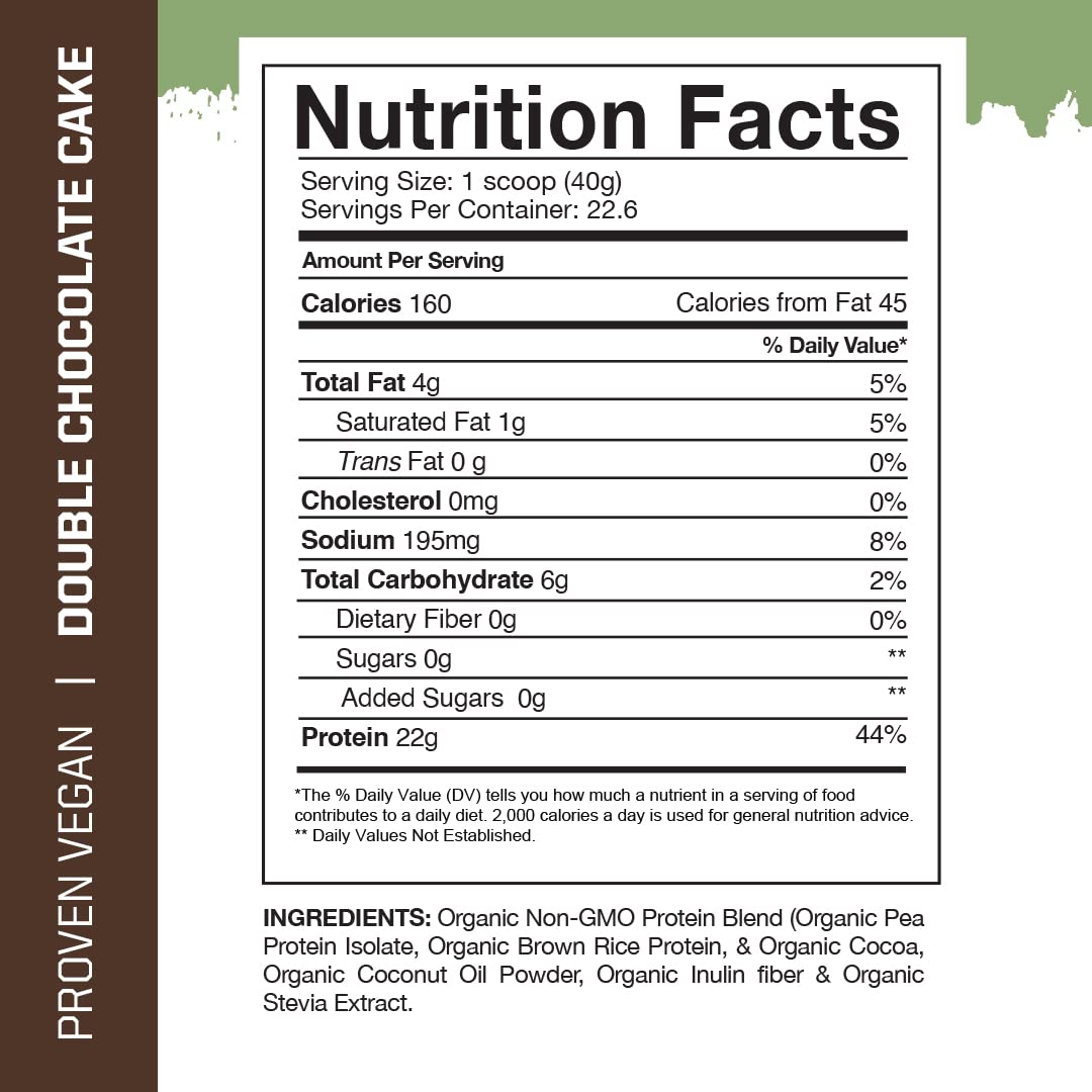 Gaspari Nutrition Proven Vegan Protein Powder - 2 lbs - image 2