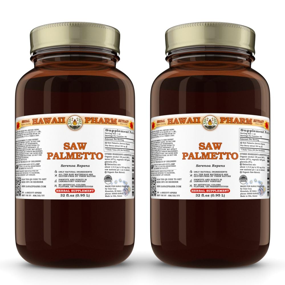Hawaii Pharm Saw Palmetto (Serenoa repens) Liquid Extract