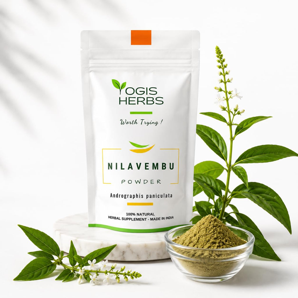 YOGIS HERBS Nilavembu Powder Andrographis Paniculata - 16 Ounce - image 3