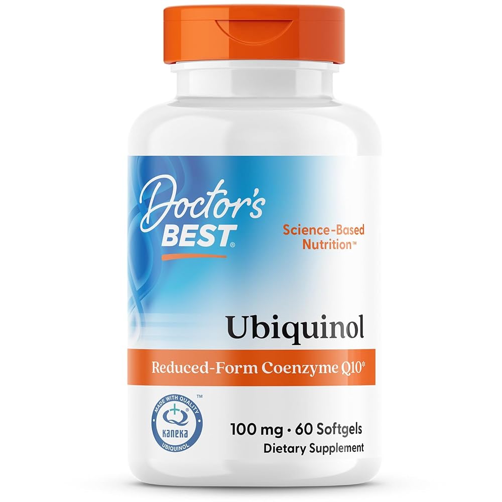 Doctor's BEST Kaneka Ubiquinol 100 mg CoQ10 - 60 Softgels