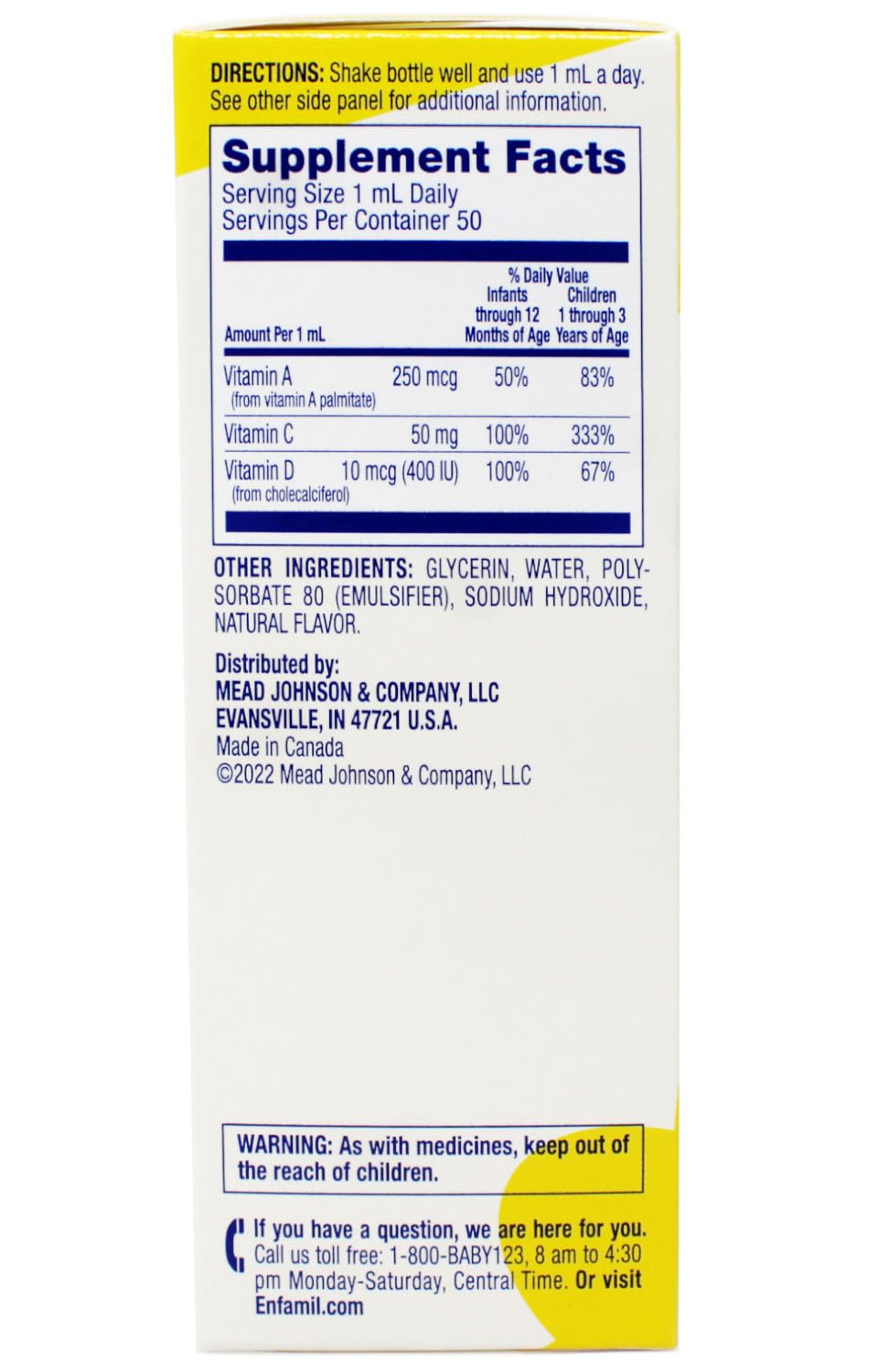 Enfamil Tri Vi Sol Vitamin A, C & D Drops - 1.67 Fl Oz - image 4