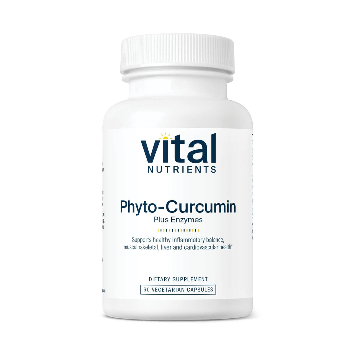 Vital Nutrients Phyto-Curcumin Plus Enzymes - 60 Capsules