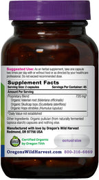 Oregon's Wild Harvest Muscle Relax Organic Herbal Supplement - 90 Capsules - image 2